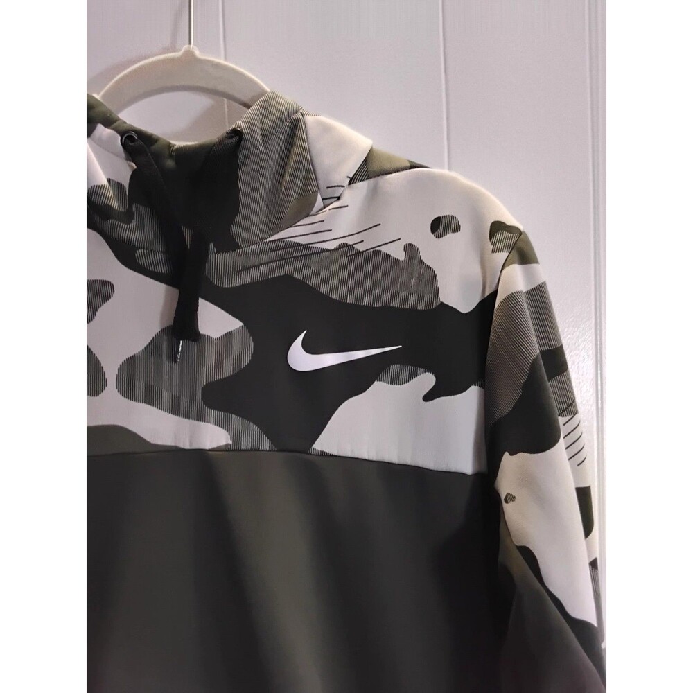 Nike Hoodie Womens Medium Pullover Sweatshirt Sportswear Essential Funnel Neck - Picture 2 of 4